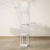 HOMCOM Stehlampe Stehleuchte mit 3 Fächern E27 Sockel USB-A Produktbild-Vorschau 3