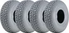 330 x 100 Mobilitätsroller-Reifen, grau, Blockprofil, Produktbild-Vorschau 1