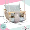 Love Gifts® Babyschaukel aus Holz hochwertig und geeignet Produktbild-Vorschau 3