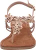 MARCO TOZZI Damen Sandalen Leder Zehentrenner floral Produktbild-Vorschau 17