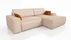 Ecksofa TOR mit Schlaffunktion. Farbe: Toffee. Produktbild-Vorschau 5