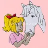 Spreadshirt Bibi & Tina Bibi und Sabrina Stick Kinder Produktbild-Vorschau 2