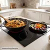 Gusseisen Wok 36 cm mit Deckel-Bratpfanne Kazan 8 L flacher Produktbild-Vorschau 6