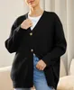 ASKSA Cardigan Femme Tricot Outwear Décolleté en V Ouvert Voir les images du produit 2