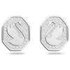Swarovski Orecchini da donna Swan White placcati in rodio Anteprima dell’immagine prodotto 3