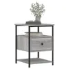vidaXL Table de nuit Gris Chêne Sonoma 40x42x56 cm Bois Voir les images du produit 3