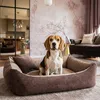 4L Textil MOLLY Hundebett aus Cord mit Rand, komplett Produktbild-Vorschau 2