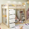 Flieks Etagenbett 140x200cm mit Schubladen, Hochbett Produktbild-Vorschau 1