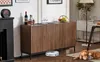 Sideboard Kommode mit 3 Türen & 3D-Wellendesign Anrichte Produktbild-Vorschau 6