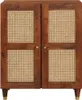 vidaXL Credenza Marrone 60 x 33 x 75 cm Legno massiccio Anteprima dell’immagine prodotto 2