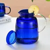 Karaffe,Glaskaraffe Glaskanne mit Deckel Glas Transparent Produktbild-Vorschau 3