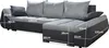 Ecksofa Sofa KLEO mit Schlaffunktion Beige-Schokobraun Produktbild-Vorschau 5