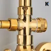 KLARWERK® NALA | Vintage Duscharmatur Set mit Regendusche & Produktbild-Vorschau 9
