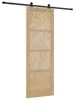 vidaXL Schiebetür ORKDAL Natur 83 x 232 cm Massives Produktbild-Vorschau 1