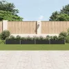 vidaXL Letto da giardino rialzato in acciaio zincato Anteprima dell’immagine prodotto 3