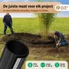 Bambusbörse wortelwering van HDPE, 10 m x 70 cm, 2 mm dik Productafbeelding-voorbeeld 8