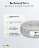 Wentronic 120 dB Koax-Antennenkabel, 4x geschirmt, CCS, 100 Produktbild-Vorschau 5