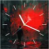 Wanduhr aus Glas mit Motiv Verlassene Strasse- 30 x 30 cm - Produktbild-Vorschau 1