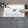 doporro Lavandino Bagno da Appoggio Lavabo ad Angolo Anteprima dell’immagine prodotto 2
