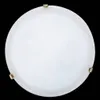Plafond verre 40 cm E27 2x60W verre blanc albâtre rond Voir les images du produit 5