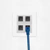 kwmobile 2x CAT 6A Aufputz Netzwerkdose inkl. 4x Keystone Produktbild-Vorschau 2