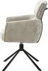 home24 Armlehnenstuhl - Drehbar - Chenille / Eisen Produktbild-Vorschau 5