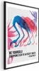 Posterpapier Poster - Colorful Repetition - three flamingo Produktbild-Vorschau 1