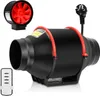 Wentylator kanałowy Jayseuw 150 mm – wentylator łazienkowy Podgląd zdjęcia produktu 10