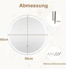 LED-Badezimmerspiegel mit Antibeschlag, 60 cm, Produktbild-Vorschau 3