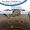 opony ATV 27x11.00-12 i 27x9.00-12 8ply OBOR Cypress Podgląd zdjęcia produktu 7