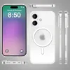 Multiple views of a clear iPhone case with MagSafe. Produktbild-Vorschau