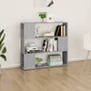 CLORIS Bücherregal/Raumteiler Grau Sonoma 100x24x94 cm, Produktbild-Vorschau 3
