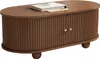 Sweiko 100 x 50 x 40 cm Table basse en noyer avec espace de Voir les images du produit 17