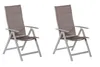 Merxx Taviano Klappsessel 2er Set, silber/diamantbraun Produktbild-Vorschau 1