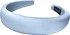 Ampio cerchietto in raso imbottito - elegante blu royal Anteprima dell’immagine prodotto 1