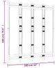 vidaXL 4-dielne skladacie plátno 160 cm Bambus a plátno Náhľad obrázku produktu 8