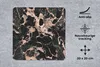 MuchoWow® Mauspad Mousepad Marmor - Schwarz - Roségold Produktbild-Vorschau 2