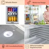 Klarstein Kühlschrank, Mini Kühlschrank mit Glastüre, Produktbild-Vorschau 5
