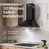 LEVIVO A+++ Dunstabzugshaube 60cm Umluft & Abluft mit 770 Produktbild-Vorschau 7