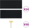 vidaXL Fliegengitter-Türvorhänge 2 Stk. Magnet Schwarz Produktbild-Vorschau 2