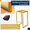 FERRO Chaise de bar 64 cm Or - Jaune - Chaise de bar Voir les images du produit 4