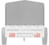 UNITRAILER Anhängerplane 200x125 cm Grau Hochplane 80 cm Produktbild-Vorschau 4