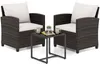 Set di mobili da giardino COSTWAY in polyrattan, mobili da Anteprima dell’immagine prodotto 1