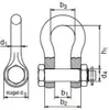 Riggatec hochfeste Schäkel 7/8" 6,5 t feuerverzinkt Produktbild-Vorschau 2