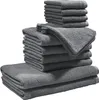 REDBEST Frottier-Set Oceanside" 14-teilig anthrazit Produktbild-Vorschau 1
