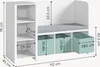 Kinderregal mit Sitzbank 'Høylandet' mit Kissen 76 x 112 x Produktbild-Vorschau 4