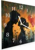 Wanduhr aus Glas mit Motiv Liebespaar im Regen- 30 x 30 cm Produktbild-Vorschau 2