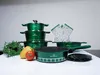 10-teiliges Topfset, Bratpfanne, Deckel, Wok, Produktbild-Vorschau 4