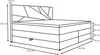 TRADA Verde Lux Lit Boxspring Lit adulte 160x200 avec Voir les images du produit 5