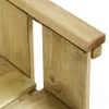 vidaXL: Banco de jardín de 121 cm, madera de pino tratada Vista previa de la imagen del producto 5
